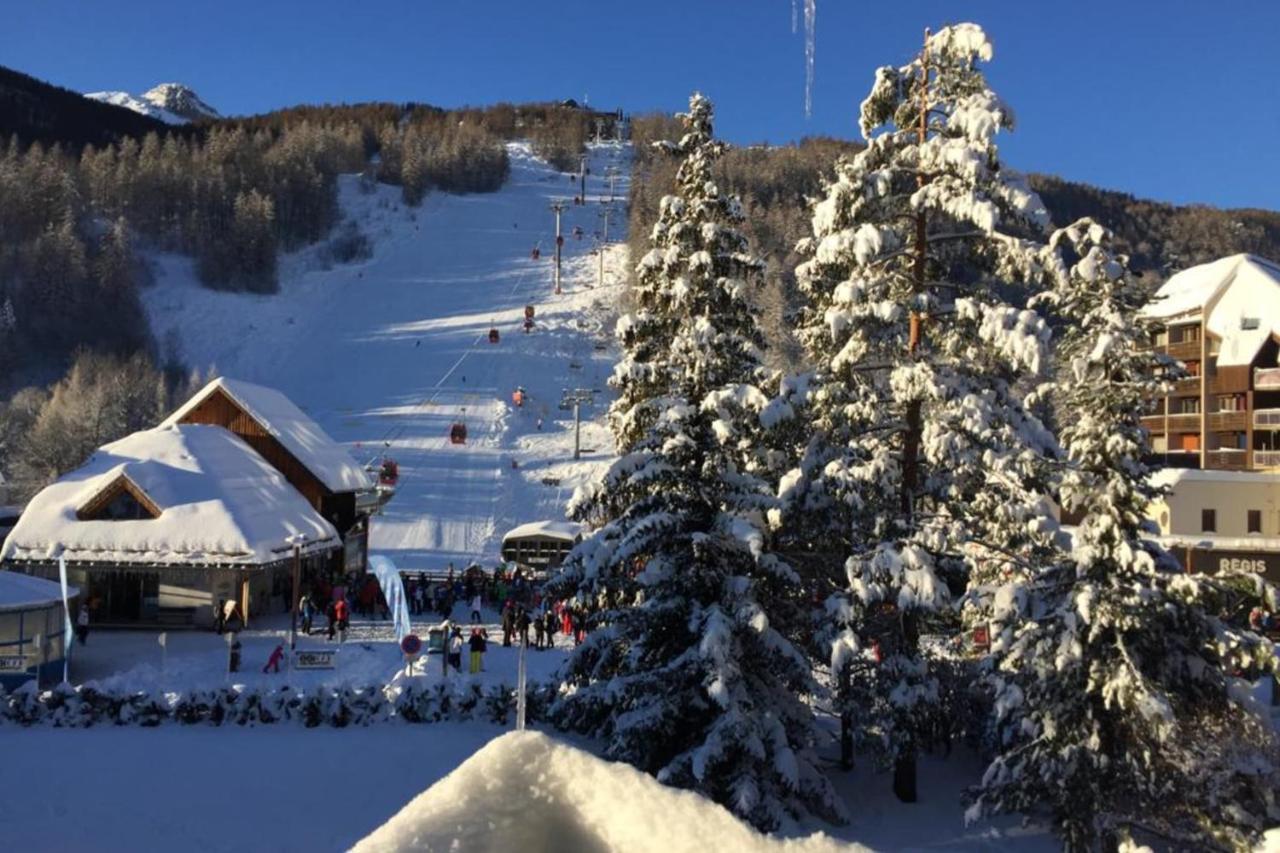 Serre-Chevalierstudio Terrace Next To Ski Slopes Сен-Шаффре Екстер'єр фото